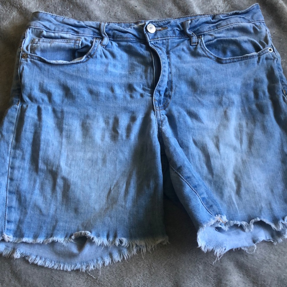 Denim shorts